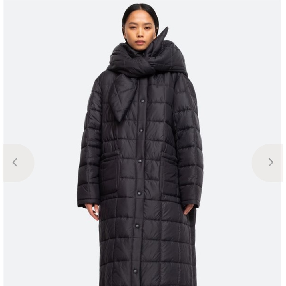 Sea New York Black Wren Coat - Picture 2 of 7